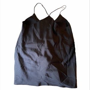 The Limited black silky halter top XS